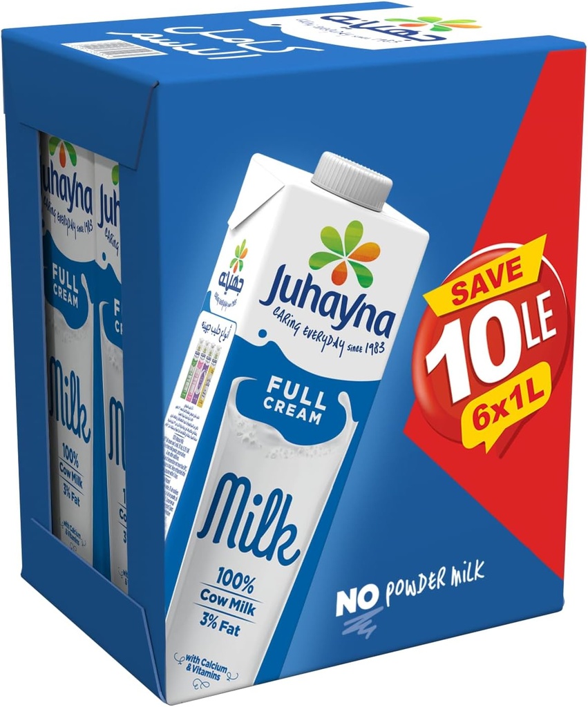 Juhayna Milk 6*1L