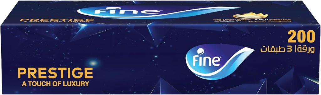 Fine Prestige 3 Ply Facial Tissue Soft Pack 270 Sheets *48