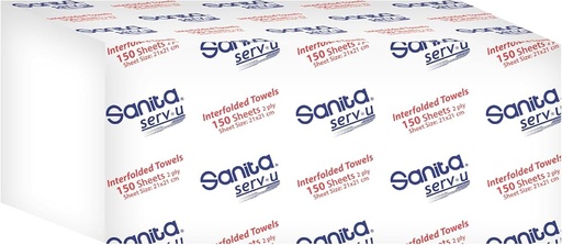 Sanita Serv u 150 Sheets Towel Tissue *30