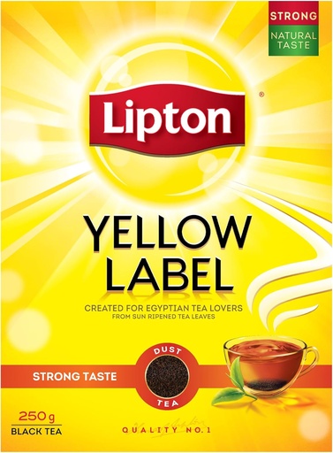 Lipton yellow label tea dust - 250 g
