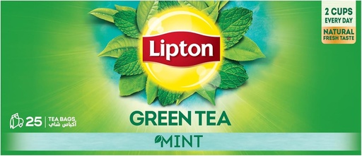 Lipton Green Tea Mint 25 Bags